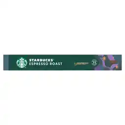PLUS Starbucks Nespresso koffiecups espresso roast aanbieding