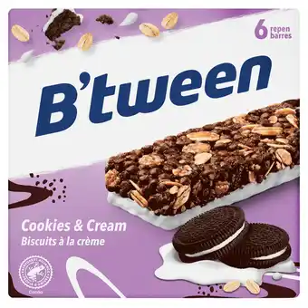 PLUS B'tween Mueslireep Cookies Cream aanbieding