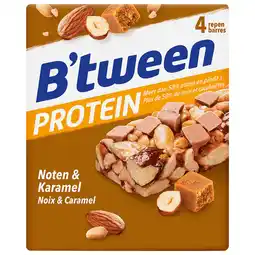 PLUS B'tween Proteinreep Noten Karamel aanbieding