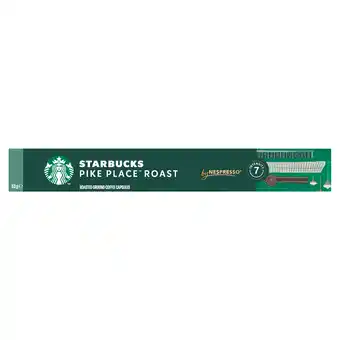 PLUS Starbucks Nespresso koffiecups pike place aanbieding