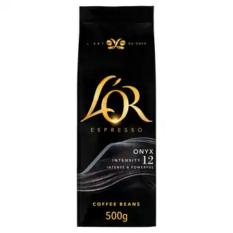 PLUS L'Or Espresso onyx koffiebonen aanbieding