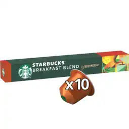 PLUS Starbucks by Nespresso breakfast blend aanbieding
