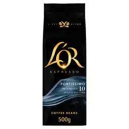 PLUS L'Or Espresso fortissimo koffiebonen aanbieding