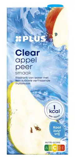 PLUS PLUS Clear appel peer aanbieding