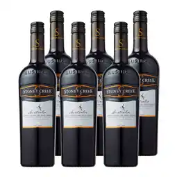 PLUS Stoney Creek Shiraz Grenache & Petit Verdot aanbieding