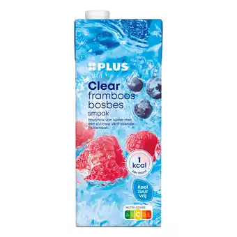 PLUS PLUS Clear framboos bosbes aanbieding