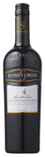 PLUS Stoney Creek Shiraz Grenache & Petit Verdot aanbieding