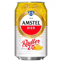 PLUS Amstel Radler citroen bier aanbieding