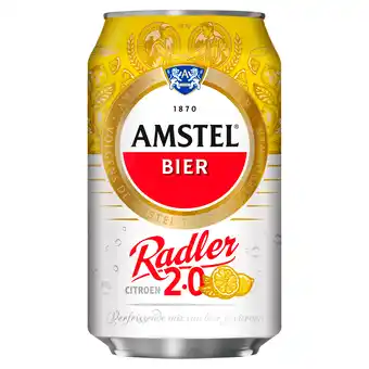 PLUS Amstel Radler citroen bier aanbieding