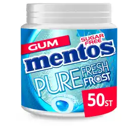 PLUS Mentos Gum pure frost strong mint aanbieding