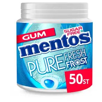 PLUS Mentos Gum pure frost strong mint aanbieding