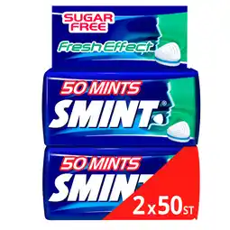 PLUS Smint XL Mints Fresh effect menthol 2-pack aanbieding