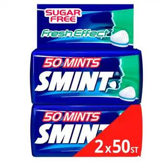 PLUS Smint XL Mints Fresh effect menthol 2-pack aanbieding