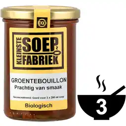 PLUS Kleinste Soepfabriek Groentebouillon aanbieding