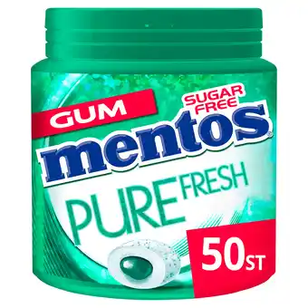 PLUS Mentos Pure Fresh Wintergreen 50 st pot aanbieding