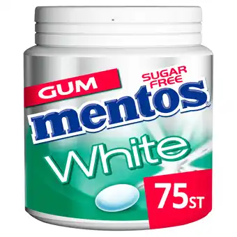 PLUS Mentos Gum white green mint aanbieding