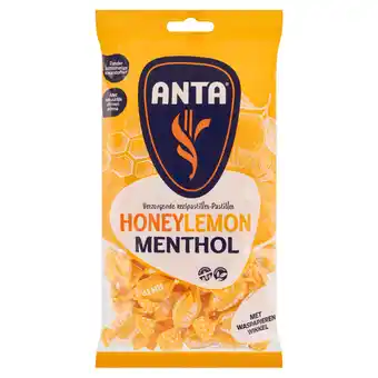 PLUS ANTA Honing lemon menthol aanbieding