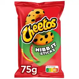 PLUS Cheetos Nibb-it Sticks Naturel Chips aanbieding