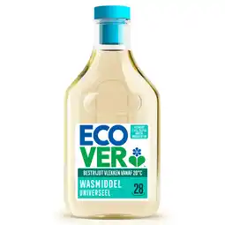 PLUS Ecover Vloeibaar wasmiddel universal 28sc aanbieding