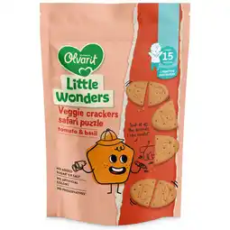 PLUS Olvarit crackers tomato basil +15m aanbieding