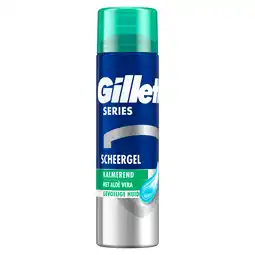 PLUS Gillette SERIES gevoelige huid Shaving Gel aanbieding