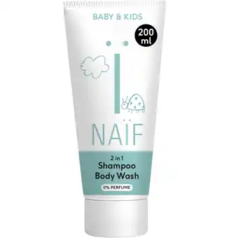 PLUS Naif Bodywash & Shampoo 0% parfum aanbieding