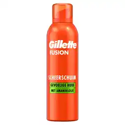 PLUS Gillette Fusion 5 gevoelige huid hydra foam aanbieding