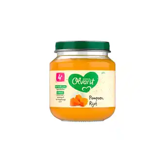 PLUS Olvarit 4+mnd Pompoen Rijst aanbieding