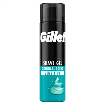 PLUS Gillette Scheergel gevoelige huid aanbieding