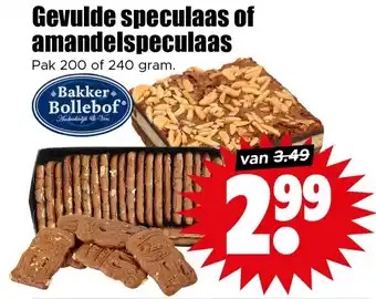 Dirk Gevulde speculaas of amandelspeculaas aanbieding