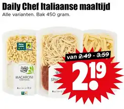 Dirk Daily chef italiaanse maaltijd aanbieding