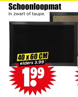 Dirk Schoonloopmat aanbieding