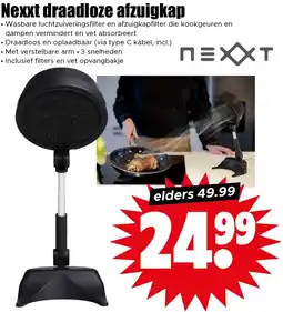 Dirk Nexxt draadloze afzuigkap aanbieding