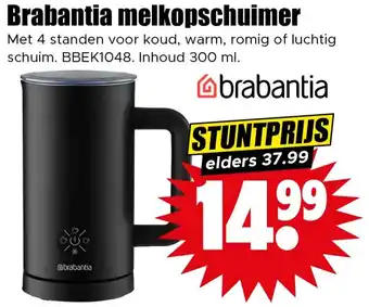 Dirk Brabantia melkopschuimer aanbieding