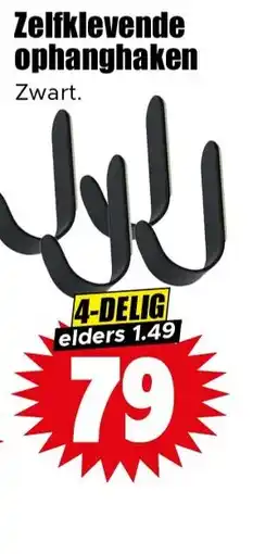 Dirk Zelfklevende ophanghaken aanbieding