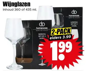 Dirk Wijnglazen aanbieding