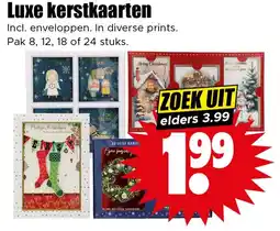 Dirk Luxe kerstkaarten aanbieding