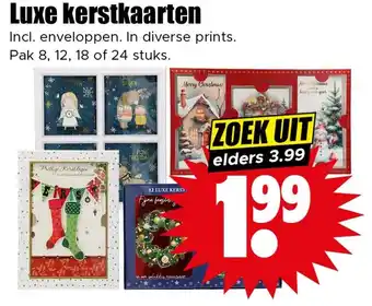 Dirk Luxe kerstkaarten aanbieding
