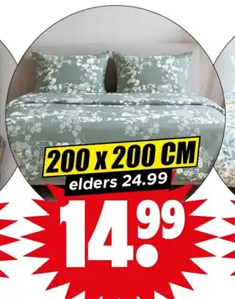Dirk Flanellen dekbedovertrek aanbieding
