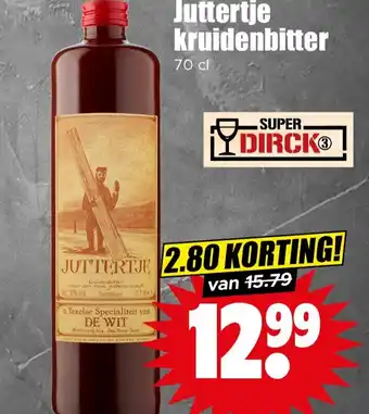 Dirk Juttertje kruidenbitter aanbieding
