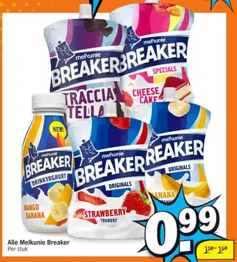 Albert Heijn Alle Melkunie Breaker aanbieding