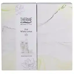 Kruidvat Therme Zen White Lotus Wellness Treatment Geschenkset aanbieding