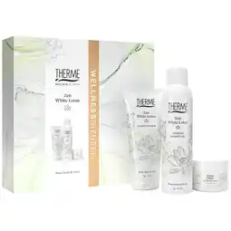 Kruidvat Therme Zen White Lotus Wellness Treatment Geschenkset aanbieding