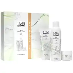 Kruidvat Therme Zen White Lotus Wellness Treatment Geschenkset aanbieding