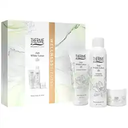 Kruidvat Therme Zen White Lotus Wellness Treatment Geschenkset aanbieding