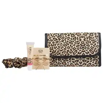 Kruidvat Beautybag met Spiegel en Panterprint Geschenkset aanbieding