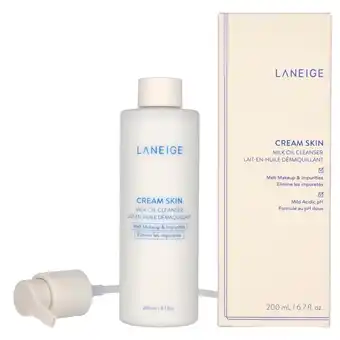 Kruidvat Laneige Cream Skin Milk Oil Cleanser aanbieding