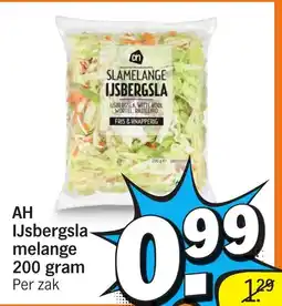 Albert Heijn AH IJsbergsla melange aanbieding