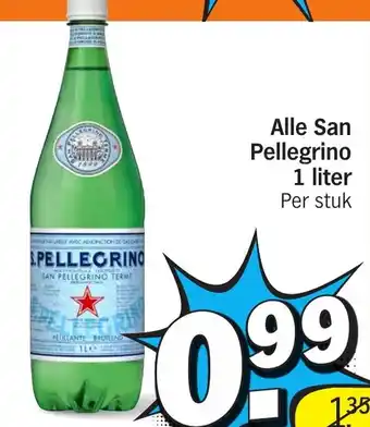 Albert Heijn Alle San Pellegrino aanbieding