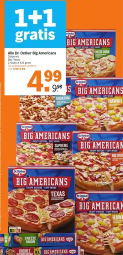 Albert Heijn Alle Dr. Oetker Big Americans aanbieding